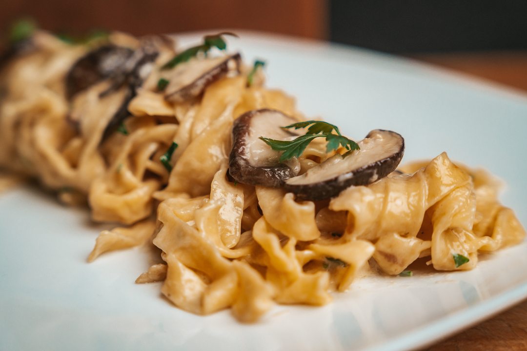 Homemade,Noodels,Pasta,With,Porcini,Mushrooms